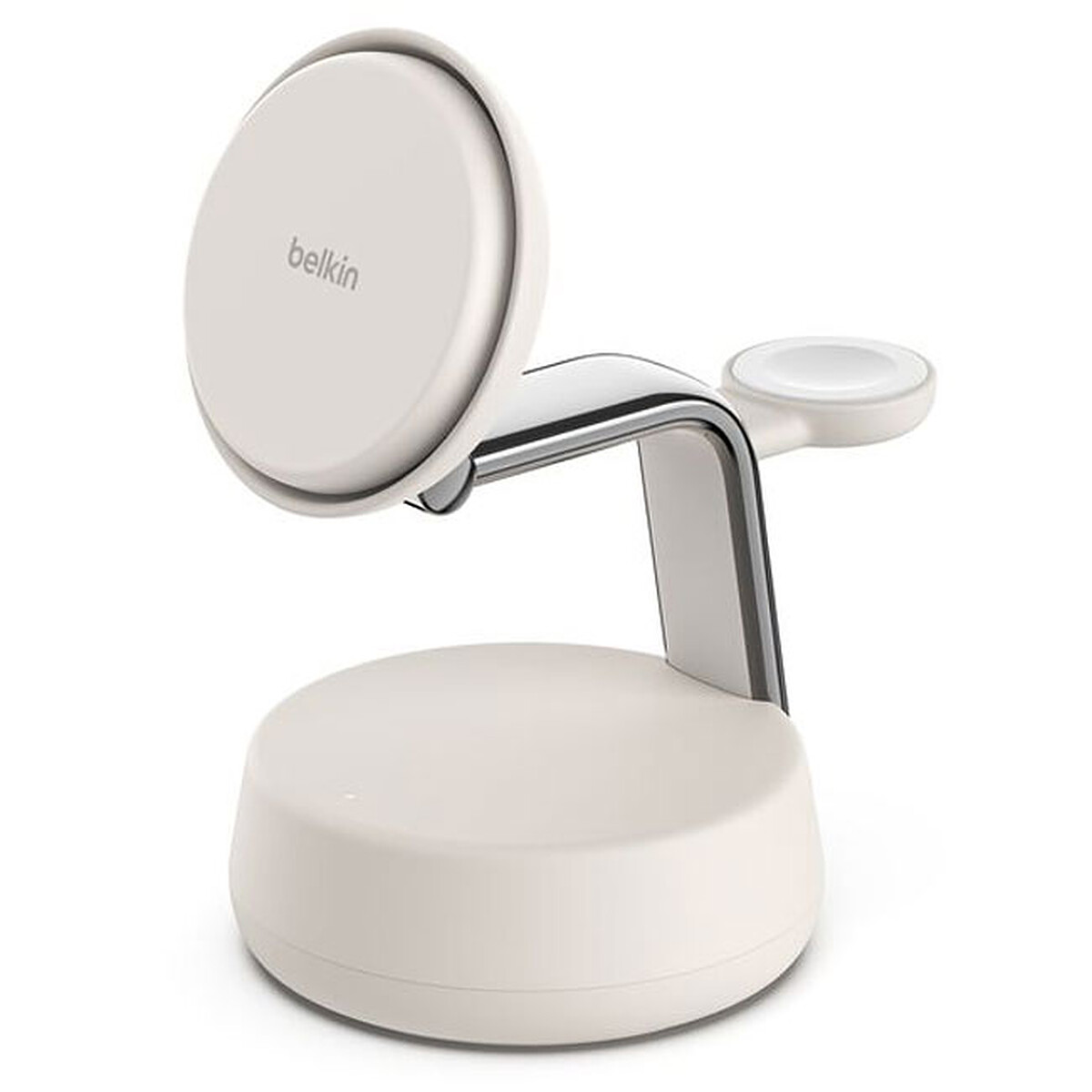 Belkin Chargeur 3 en 1, 25W pour iphone, Airpods et AppleWatch QI2.2 (Sable)