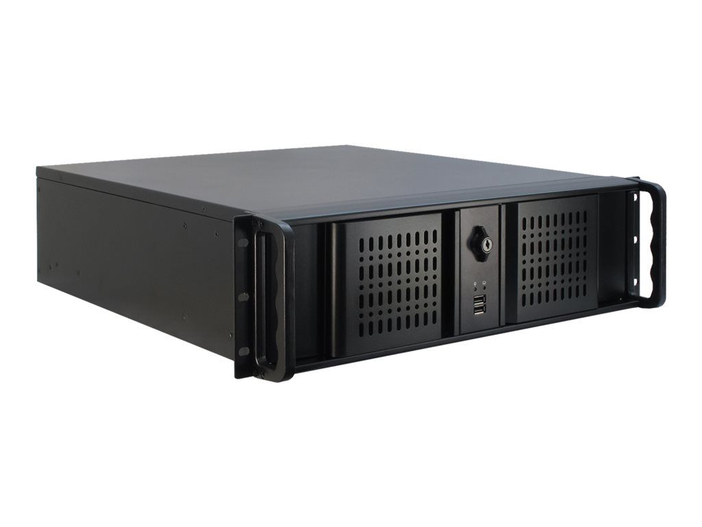 Inter-Tech 3U Rackmount PC - ATX, No Power Supply, USB
