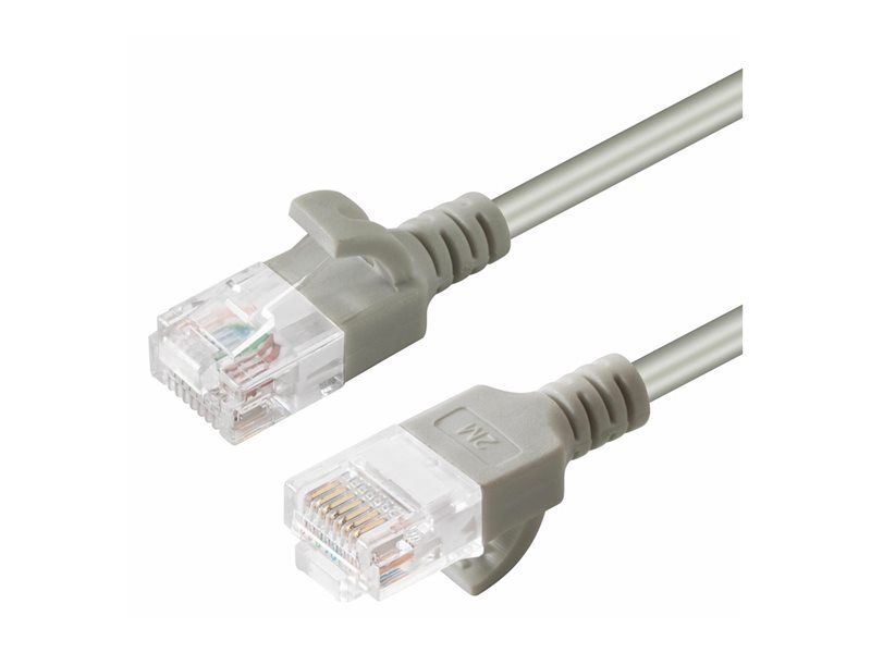 Cable de red MicroConnect - 1 m UTP CAT 6 RJ-45 (M) a RJ-45 (M) - Gris