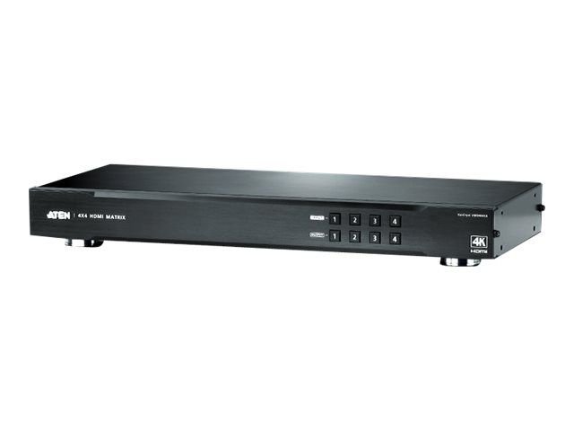 ATEN VanCryst 4K HDMI Matrix Switch VM0404HA - Video/Audio Switcher