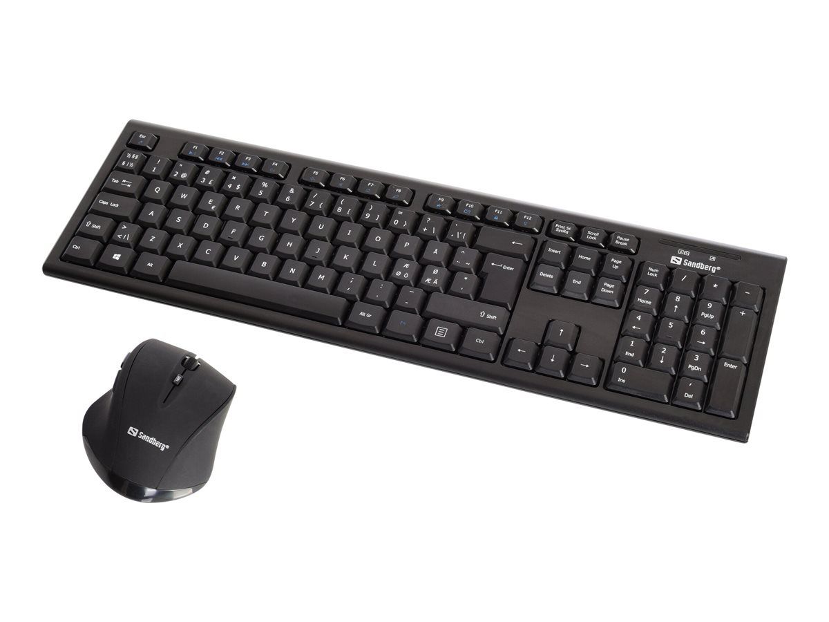 Sandberg DesktopSet Wireless Keyboard and Mouse Set