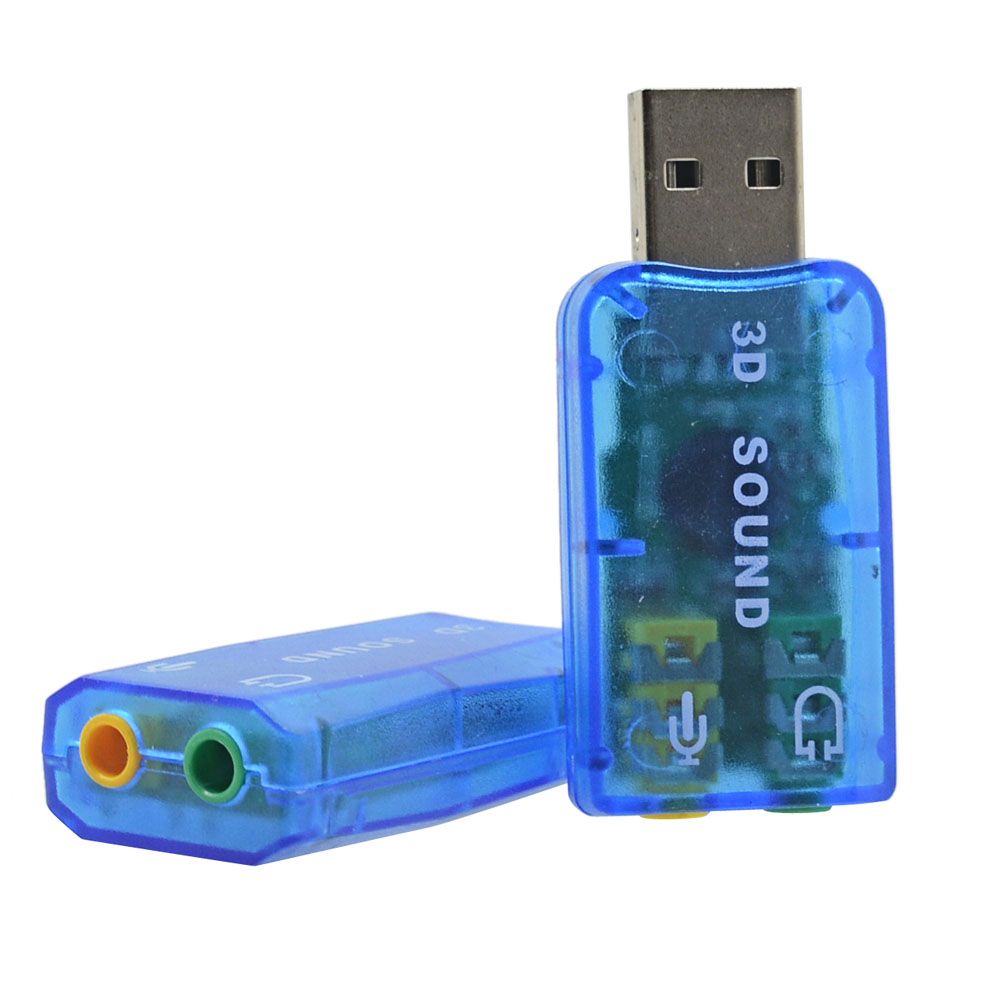 Carte audio USB Yoins 5.1 canaux - Carte son externe avec interface microphone 3,5 mm professionnelle