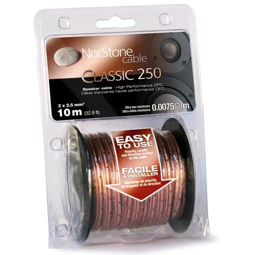 NorStone Clásico CL250 - Cable de altavoces de 10m