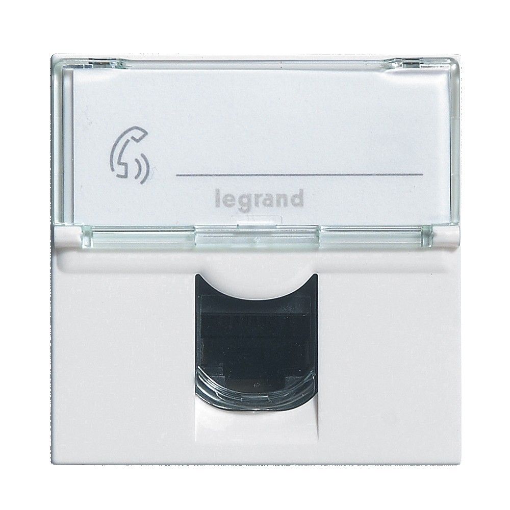 LEGRAND Multimedia RJ45 Socket Cat. 6 F/Utp Mosaic White 2 Modules