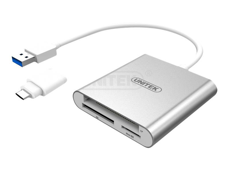Unitek All-in-One Card Reader (SD, CF, MicroSD) - USB 3.0