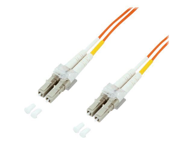 EFB-Elektronik LC Multi-Mode Duplex Fiber Optic Cable, 1m, OM4, 50/125 Microns, Halogen-Free, Violet