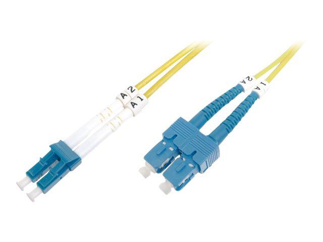 Digitus Professional Optical Cable, 3m, SC/APC to LC/UPC, Duplex, 9/125µm, OS2