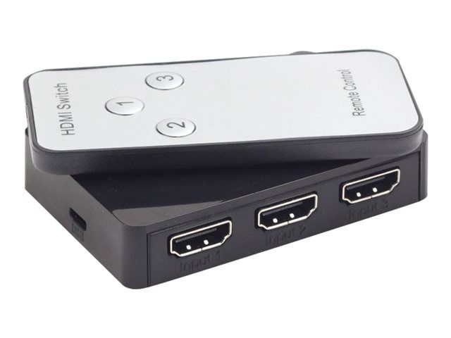 Gembird DSW-HDMI-34 - HDMI Switch - 3 Ports