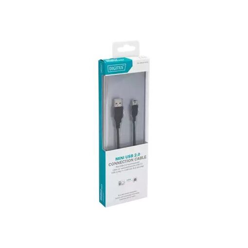 Cable USB Digitus - 1 m, Negro