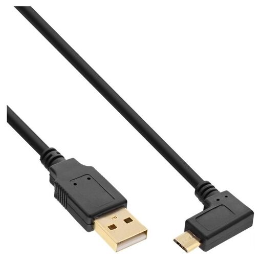 INTOS ELECTRONIC InLine USB Cable - 1.5m, Black