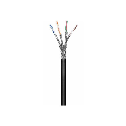 Câble MicroConnect en vrac - 100 m - SFTP, PiMF - CAT 6 - intérieur/extérieur - noir