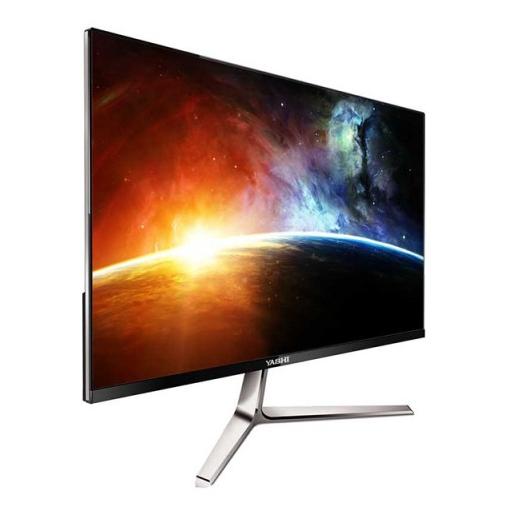Écran PC YASHI Pioneer 24 pouces Full HD LED Noir et Argent