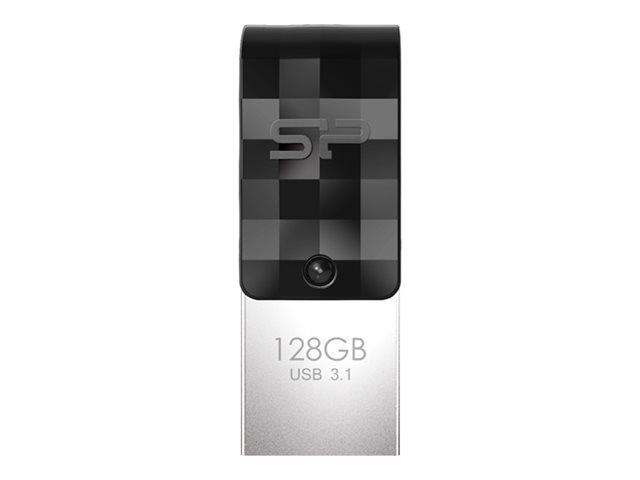 Silicon Power Mobile C31 - 32GB USB Flash Drive - USB 3.1 Gen 1/USB-C - Black
