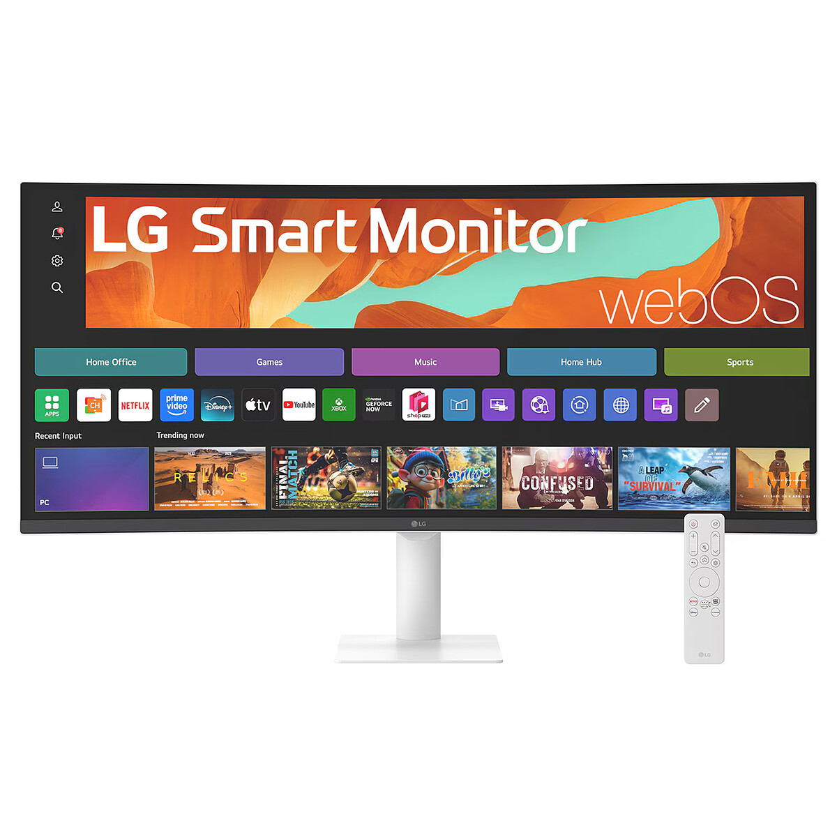 LG 34" LED - Smart Monitor 34U601SA-W