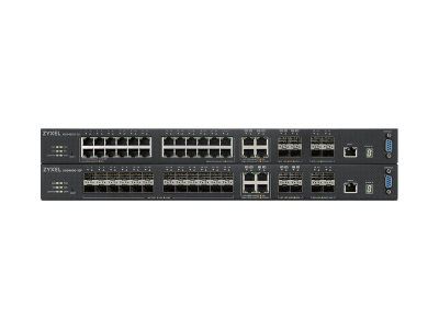 ZyXEL XGS4600-32F Managed Switch - 24x Gigabit SFP + 4x Combined SFP Gigabit + 4x 10 Gigabit SFP+ - Rack Mountable