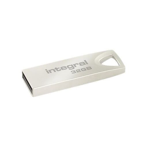 Integral Metal ARC USB Drive - 32GB - USB 2.0