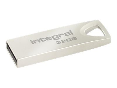 Integral Metal ARC USB Drive - 32GB - USB 2.0