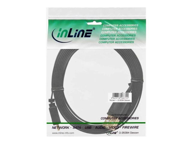 INTOS ELECTRONIC InLine 2m Micro-USB to USB Cable (Male to Male)