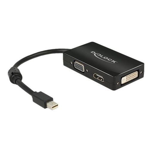 Adaptateur Delock DisplayPort mini vers VGA/HDMI/DVI