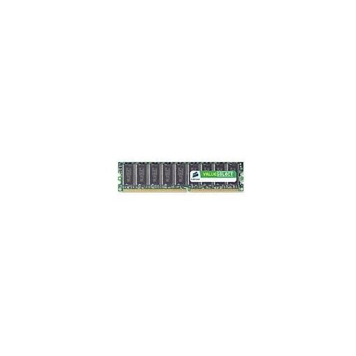 Módulo de memoria Corsair Value Select 256MB (DIMM de 184 pines, 400MHz/PC3200, CL2.5, con búfer, no ECC)