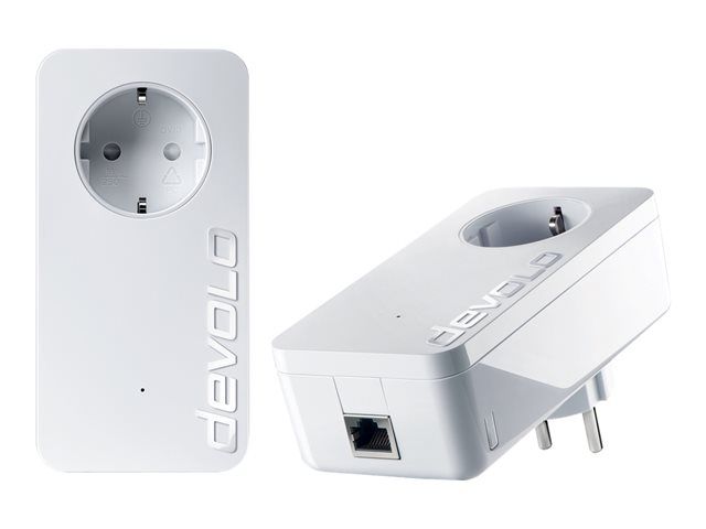 Devolo dLAN 1200+ - Starter Kit (GigE, HomePlug AV) Wall Plug (Pack of 2)