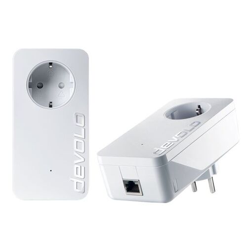 Kit Inicial Devolo dLAN 1200+ - Puente (GigE, HomePlug AV) Enchufe Mural (paquete de 2)