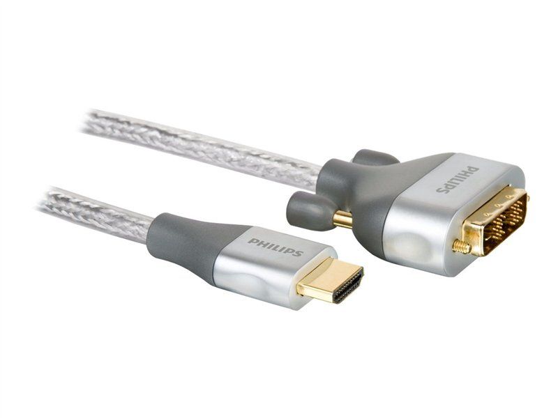 Philips SWV3442S - HDMI to DVI-D Adapter Cable - 1.5m - Shielded