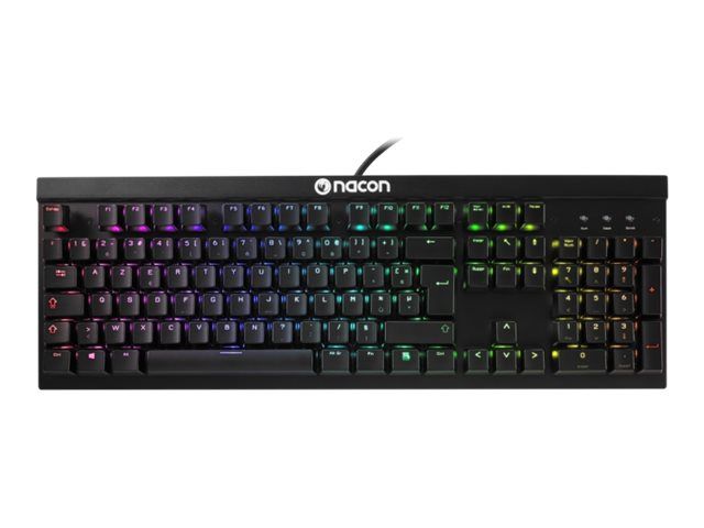 Nacon CL-700OM - Rétroéclairé USB Mechanical Keyboard with Kailh Blue Switches - Black