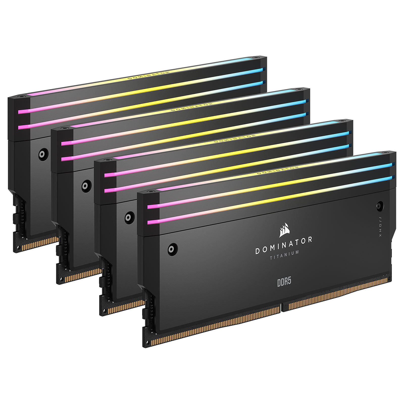 Corsair Dominator Titanium DDR5 RGB 96 GB (4 x 24 GB) 6400 MHz CL32 - Black