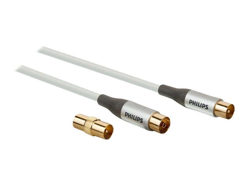 Kit de cable de antena Philips - 2 m - Blanco