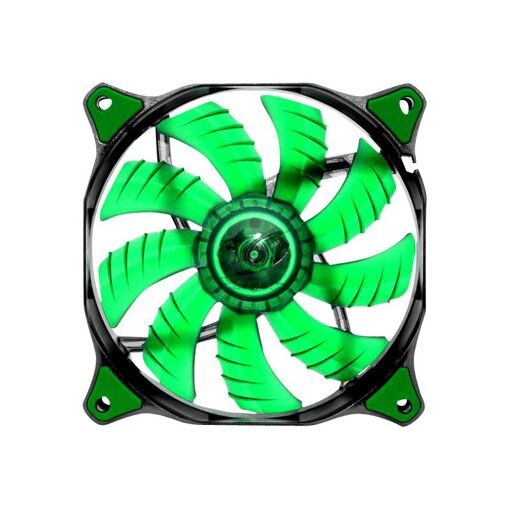 Ventilador de ordenador Compucase CFD140 - 140 mm - Verde transparente