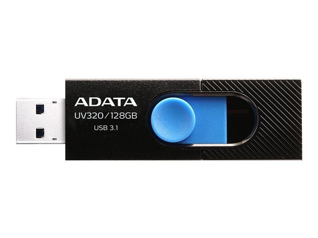 A-Data UV320 - USB 3.1 Flash Drive - 128GB - Black/Blue