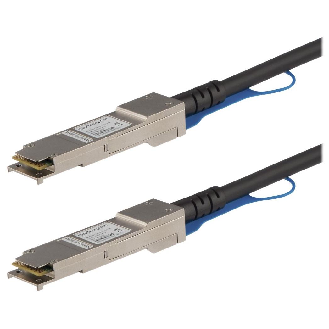 Cable StarTech de 1 metro QSFP+ de conexión directa - Compatible con HP JG326A, 40G, Twinax, SFF-8436