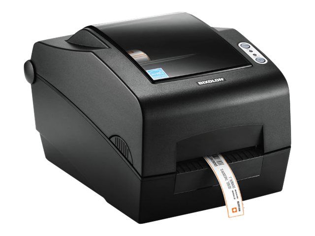 Bixolon SLP-TX400G - Label Printer - Direct Thermal/Thermal Transfer - Roll (11.6 cm) - 203 dpi - Up to 178 mm/sec - Parallel, USB 2.0, Serial - Dark Grey