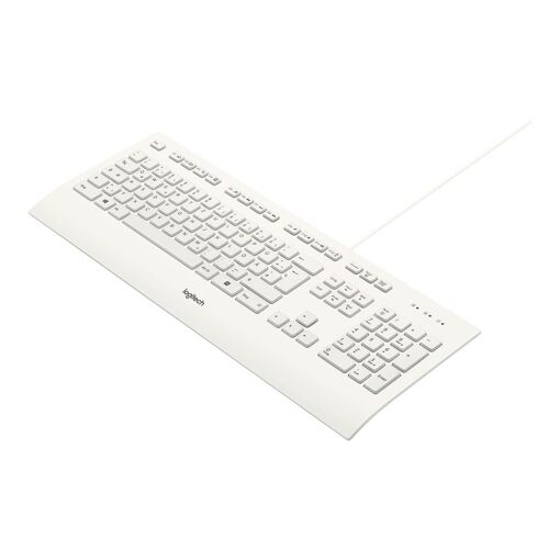 Teclado Logitech K280e - USB - Alemán - Blanco