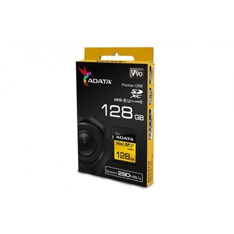 Tarjeta de memoria ADATA Premier ONE - 128 GB - UHS-II U3/Clase 10 SDXC