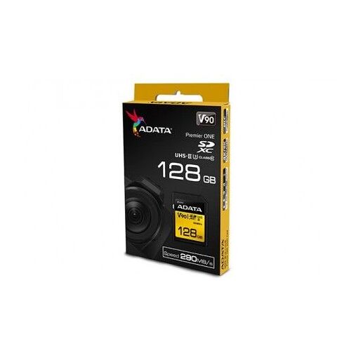 ADATA Premier ONE - 128GB Flash Memory Card - UHS-II U3/Class 10 SDXC