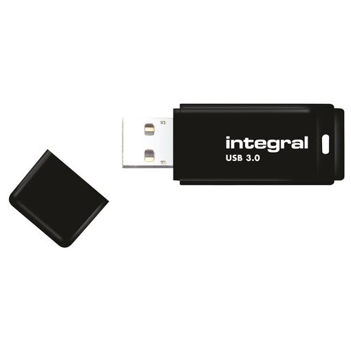 Integral USB Flash Drive - 128GB - USB 3.0 - Black