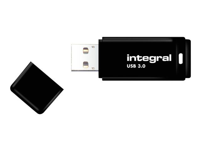 Integral USB Flash Drive - 128GB - USB 3.0 - Black