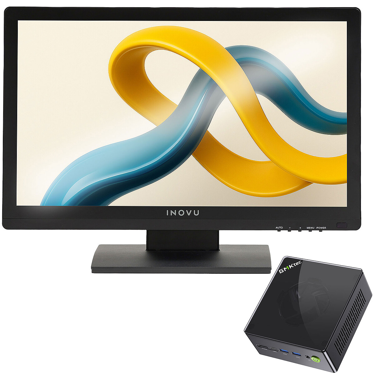 Mini PC Workstation R7-8845HS 32/2048 23.8" Tactile W11P