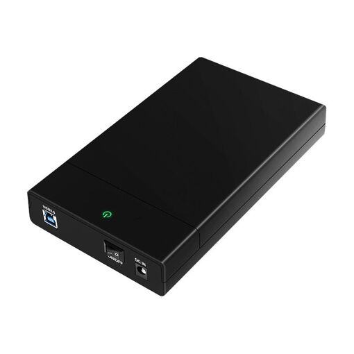 Boîtier externe CoreParts 3,5 pouces SATA vers USB 3,0, noir