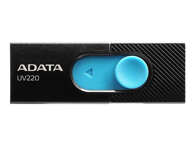 Clé USB A-Data UV220 - 32 Go - USB 2.0 - Noir/Bleu