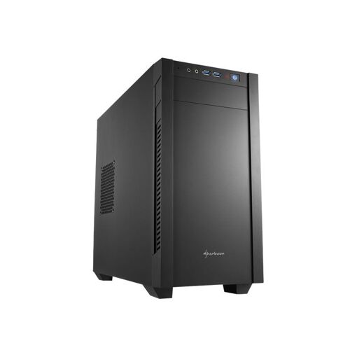 Sharkoon S1000 - Tour - Micro ATX Case - Black - USB/Audio