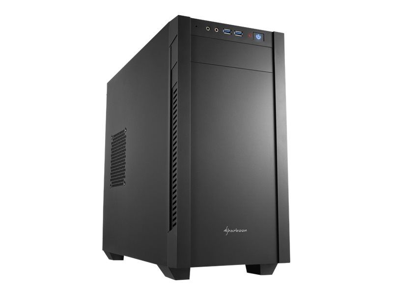 Sharkoon S1000 - Tour - Micro ATX Case - Black - USB/Audio