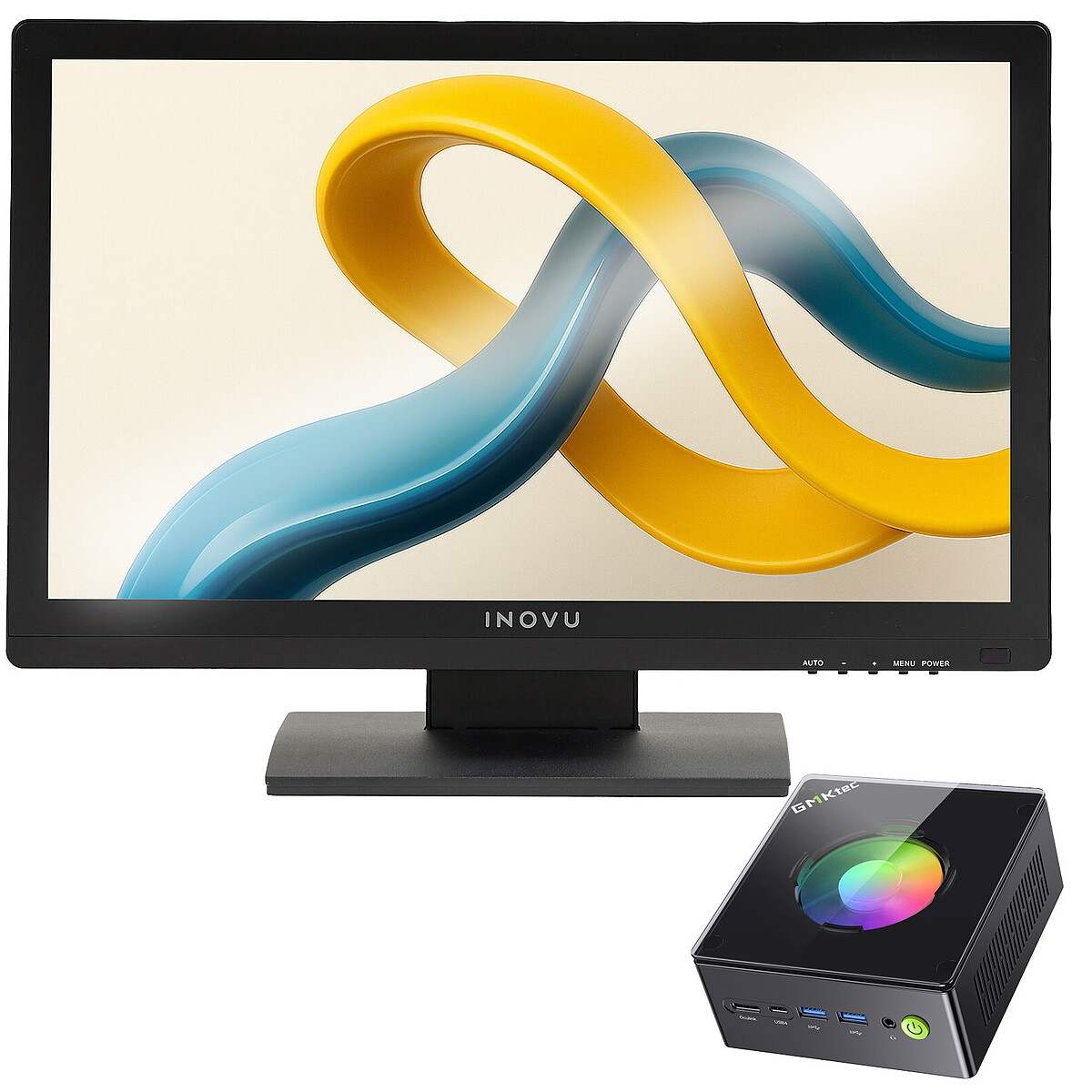 Mini PC Workstation R9-8945HS 32/2048 23.8" Tactile W11P