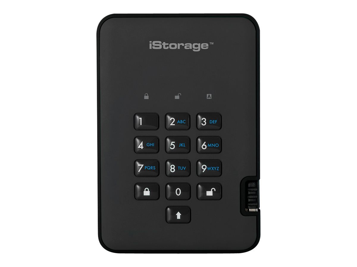 iStorage diskAshur² - 128GB Encrypted SSD - Portable External USB 3.1 Drive
