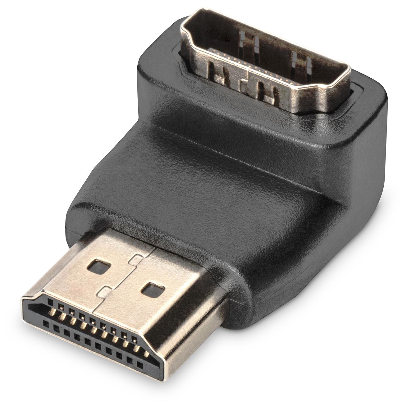 Digitus 4K/Ultra HD & 3D HDMI Adapter with 90° Angle