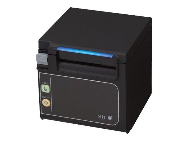 Seiko RP-E11 Thermal Receipt Printer - 8cm Roll - 203dpi - Up to 350mm/sec - LAN - Cutting Tool - Black