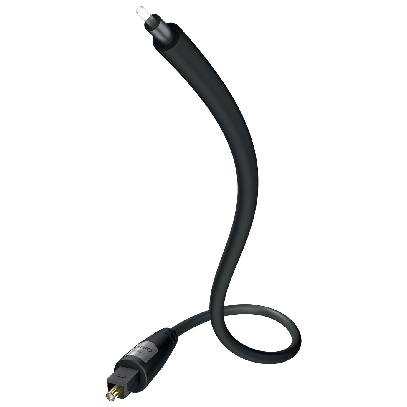Cable óptico in-akustik Star - Cable de audio digital (óptico) - TOSLINK macho/TOSLINK macho - 1,5 m - Fibra óptica - Negro