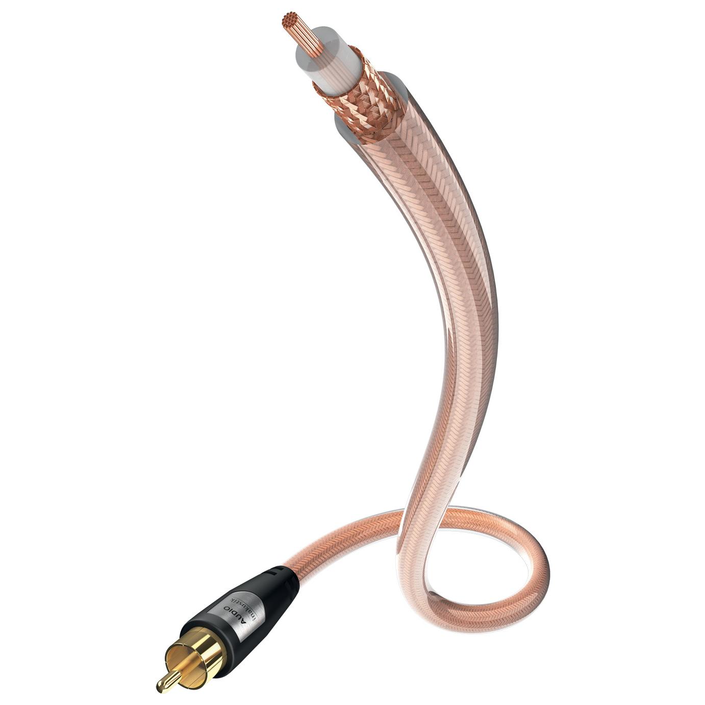 Câble audio Inakustik 10 m RCA Transparent